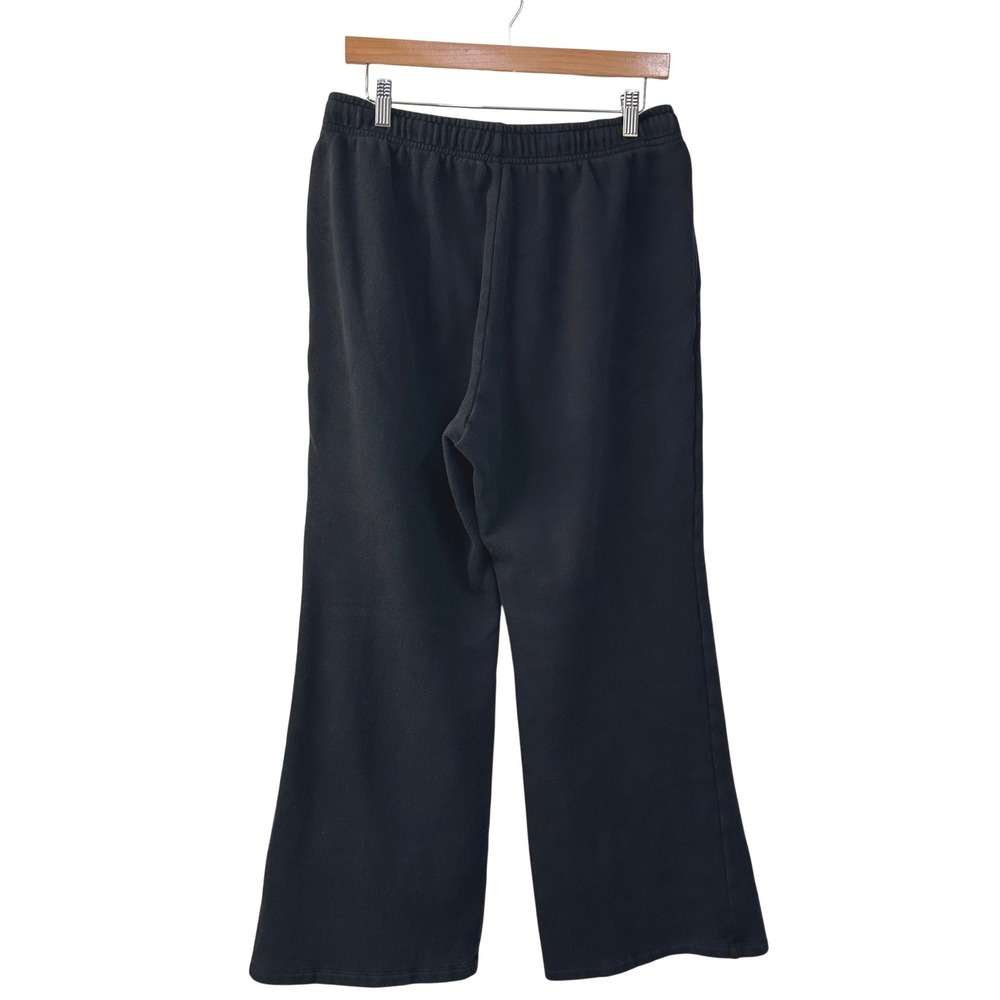 Victoria's Secret PINK Everyday Fleece High Waist Flare Sweatpants Large Black - Picture 10 of 11
